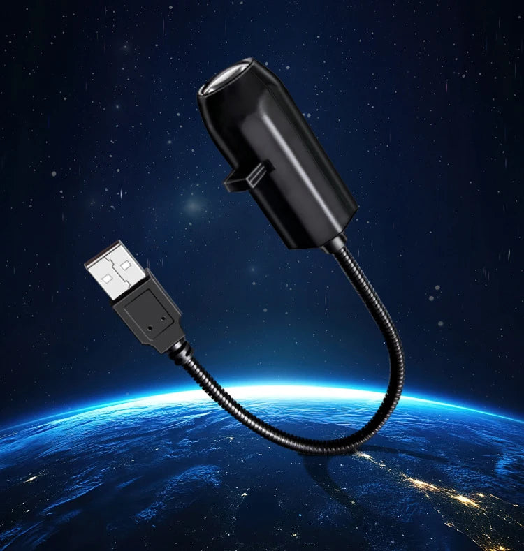 Halloween-USB-Projektorlicht, Totenkopf-Nachtlicht, Geister-LED-Lampe, 360 Grad drehbar, umschaltbares Muster, Design, dunkle und nächtliche Atmosphäre So ist Leben