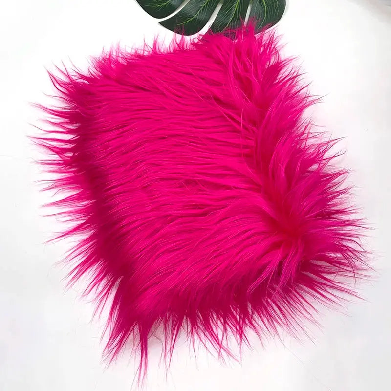 Diverse Farben Faux Pelz Stoff 25x45 cm 8 cm - So ist Leben