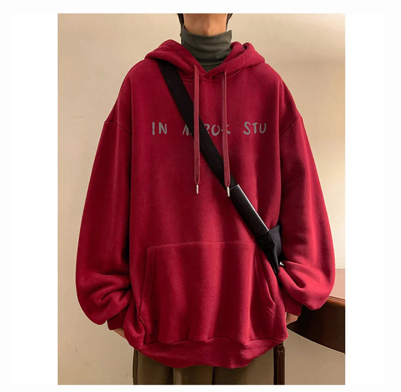 Neue Goth Grafik Gedruckt Pullover Hoodies Für Männer Y2K Vintage Streetwear Mit Kapuze Sweatshirts Herbst Baggy Hip Hop Mode Hoody So ist Leben