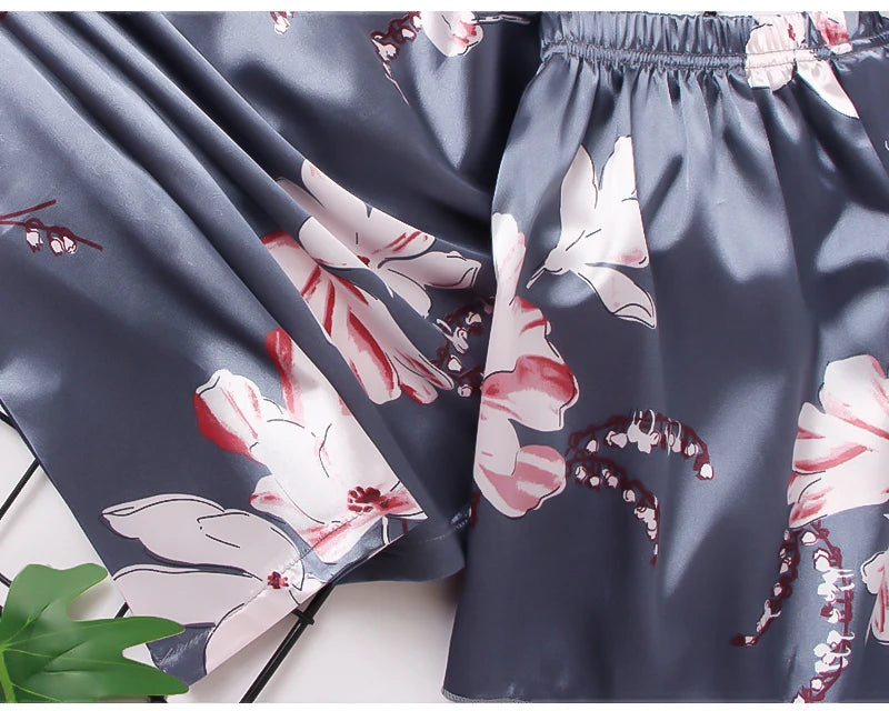 Damen Satin Seide Spitze Cami Weste Shorts Dessous Pyjamas Set Sommer Frauen Pyjamas Sets Zwei Stück Set Pijama Für Frau So ist Leben