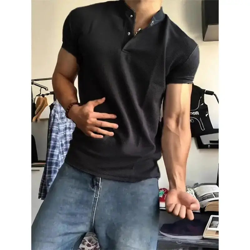 Sports Fitness Kurzarm-T-Shirt mit normaler Schulterpartie - So ist Leben