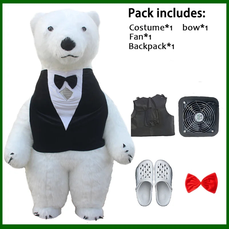 Großer Panda Eisbär Maskottchen Cosplay Kostüme - So ist Leben
