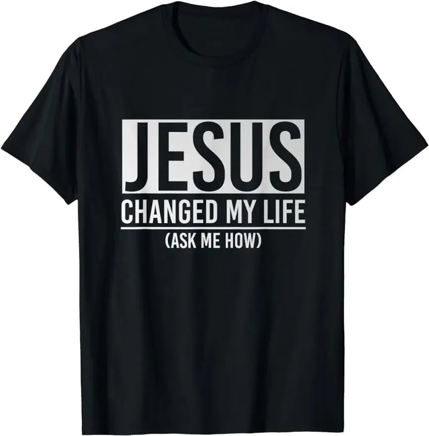 T-Shirt „Jesus ist König“, christlicher Glaube und Schriftvers, Unisex-Stil, für Damen und Herren, grafische, individuell bedruckte T-Shirts