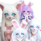 Furry Kig Kigurumi Tier Katze Kaninchen Puppe Tier Maske - So ist Leben