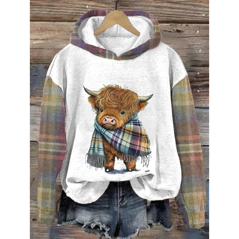 Süße Pullover Highland Animal Fashion Sweatshirts Hoodies - So ist Leben