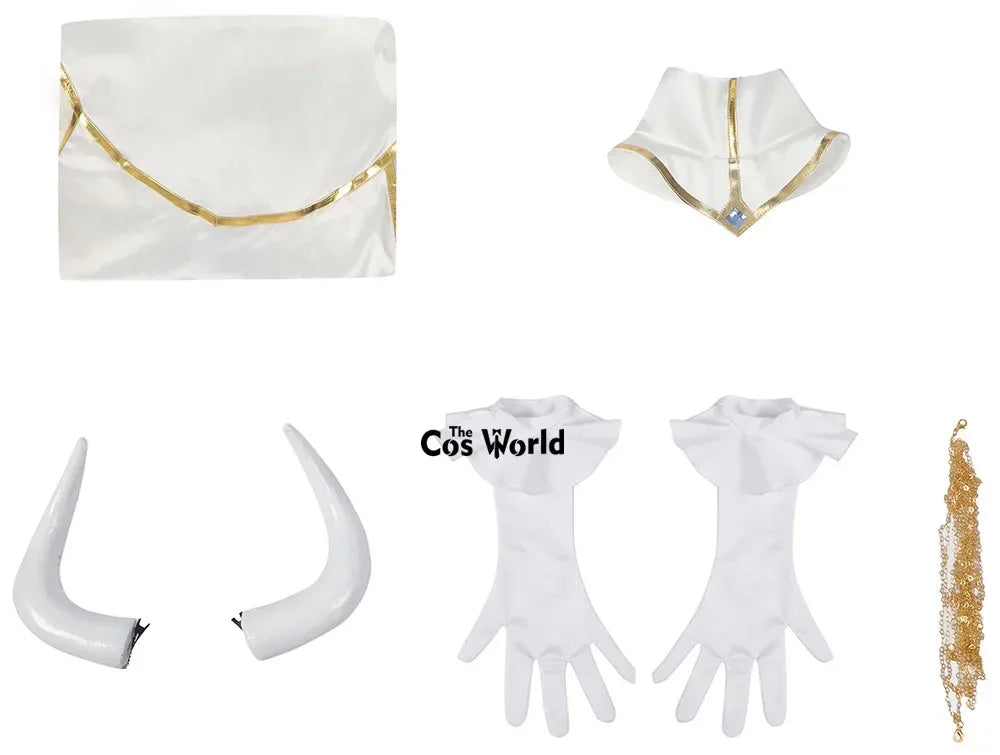 COSda@Overlord Albedo Weißes Kleid Outfits Anime Cosplay KostümeCOSda@ So ist Leben