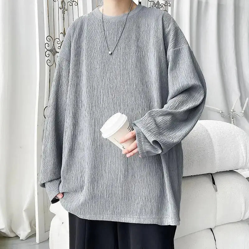 High Street Locker sitzendes, bequemes Langarm-T-Shirt - So ist Leben