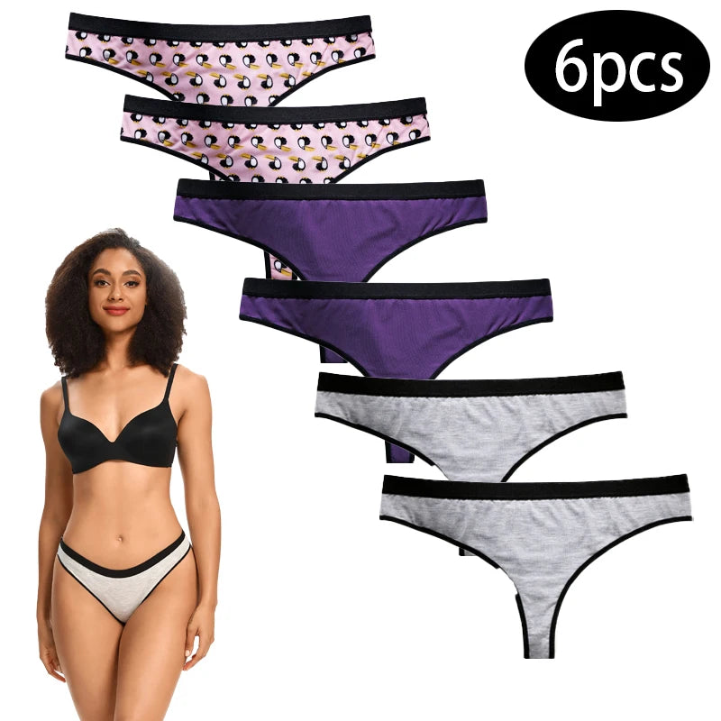 6 stücke frauen Tangas Sehr Sexy Frauen G-String Hohe Taille Weibliche Unterhose Plus Größe T Höschen Unterwäsche Brasilianische Dessous So ist Leben