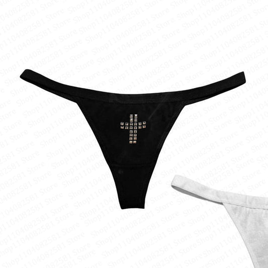 Ästhetischer Retro-90er-Jahre-Willow-Nail-Print-String mit niedriger Taille, sexy Strand-Casual-Sommer-Gothic-Hip-Hop-Damenunterwäsche, Streetwear, Emo So ist Leben