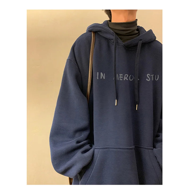 Neue Goth Grafik Gedruckt Pullover Hoodies Für Männer Y2K Vintage Streetwear Mit Kapuze Sweatshirts Herbst Baggy Hip Hop Mode Hoody So ist Leben