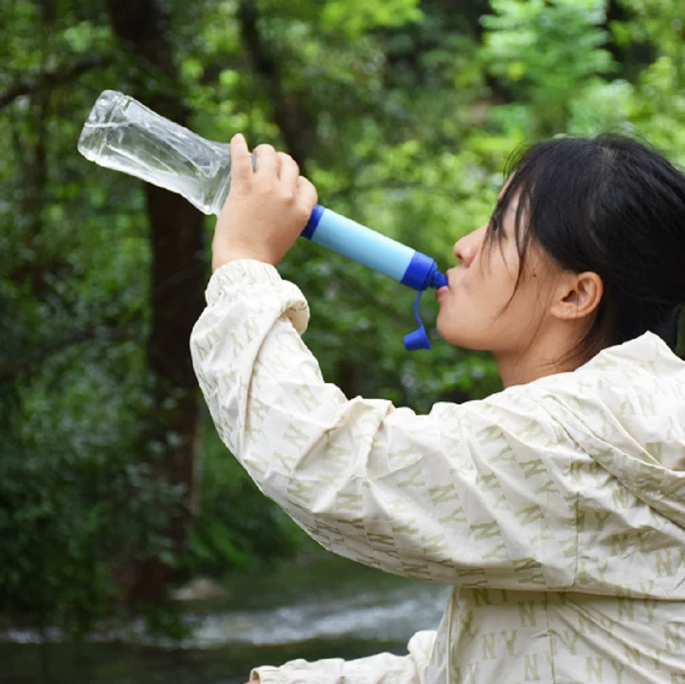 Individueller Trinkwasserfilter für Notfälle im Freien, Camping, natürliche Filter, sicher vor Filtern - So ist Leben