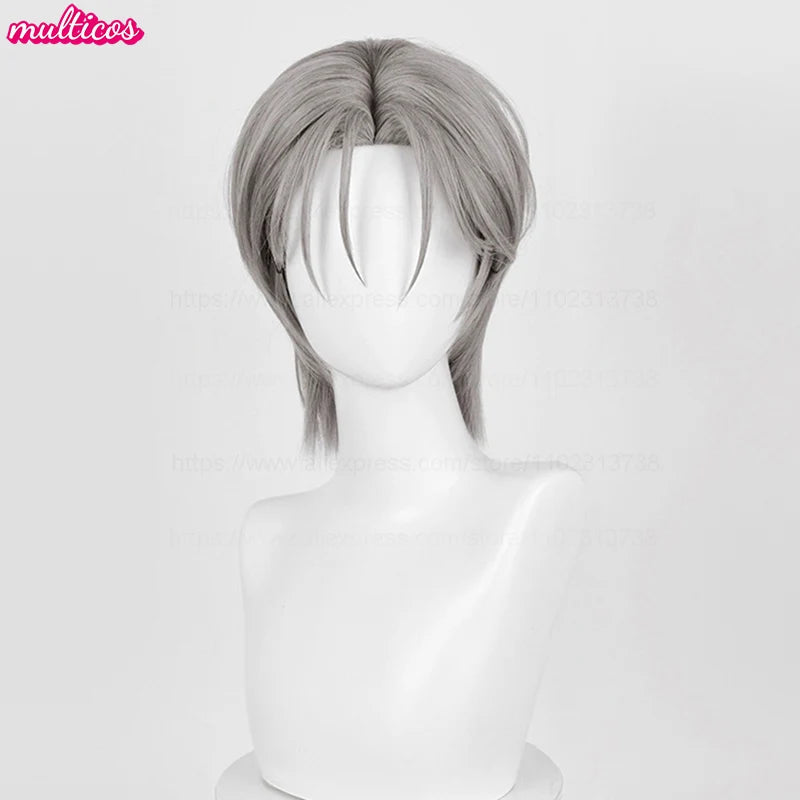 Till Cosplay Perücke Alien Bühne Cosplay Silber Grau Hitzebeständiges Haar Bühnenshow Conmic-Con Weihnachten Halloween Anime Perücken So ist Leben
