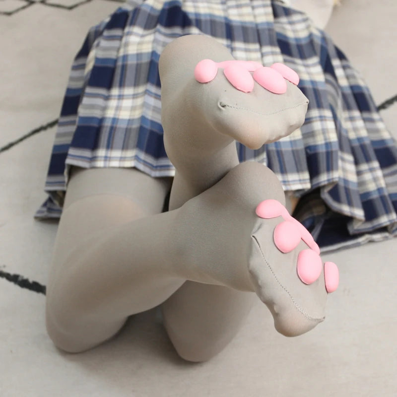 Katze Pfote 3D Socken Für Frauen Mädchen Kawaii Katze Klaue Zehen Mützen Nettes Geschenk Lolita Pfote Pads Cosplay Katze Pfote pad Oberschenkel Hohe Socken Neue So ist Leben