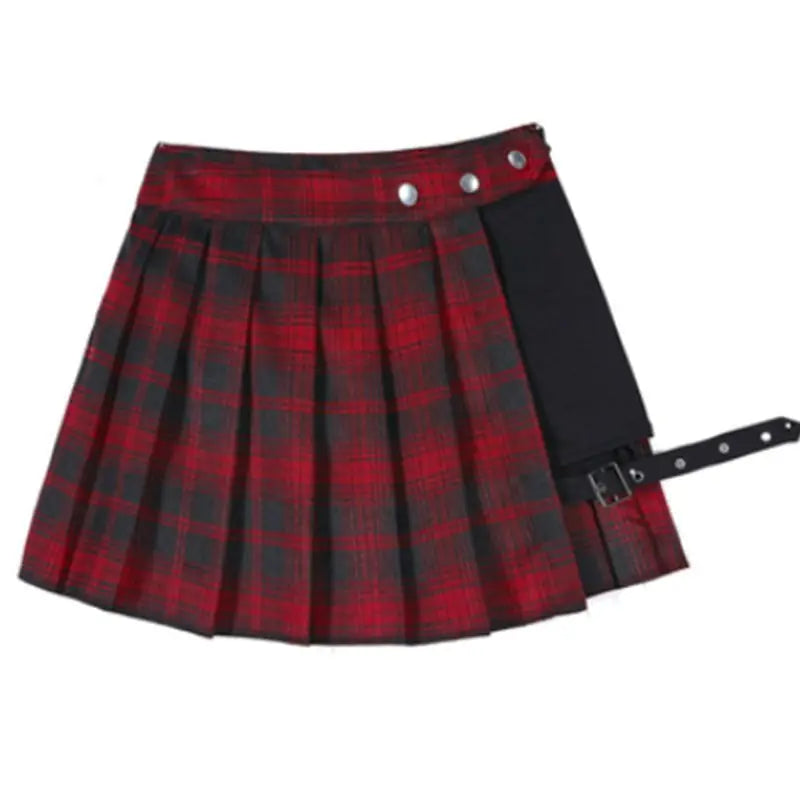 Alle Spiel Frauen Punk Mall Goth Shorts Rock Frauen Y2k E-mädchen Streetwear Harajuku Bein Ring Schnalle Abnehmbare hohe Taille Emo So ist Leben