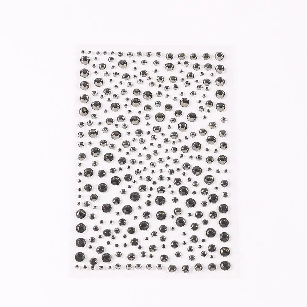 Selbstklebende Gesicht Dekoration Strass Aufkleber Musik Festival Halloween Party Telefon Kristall Aufkleber Kunst DIY Diamant Aufkleber So ist Leben