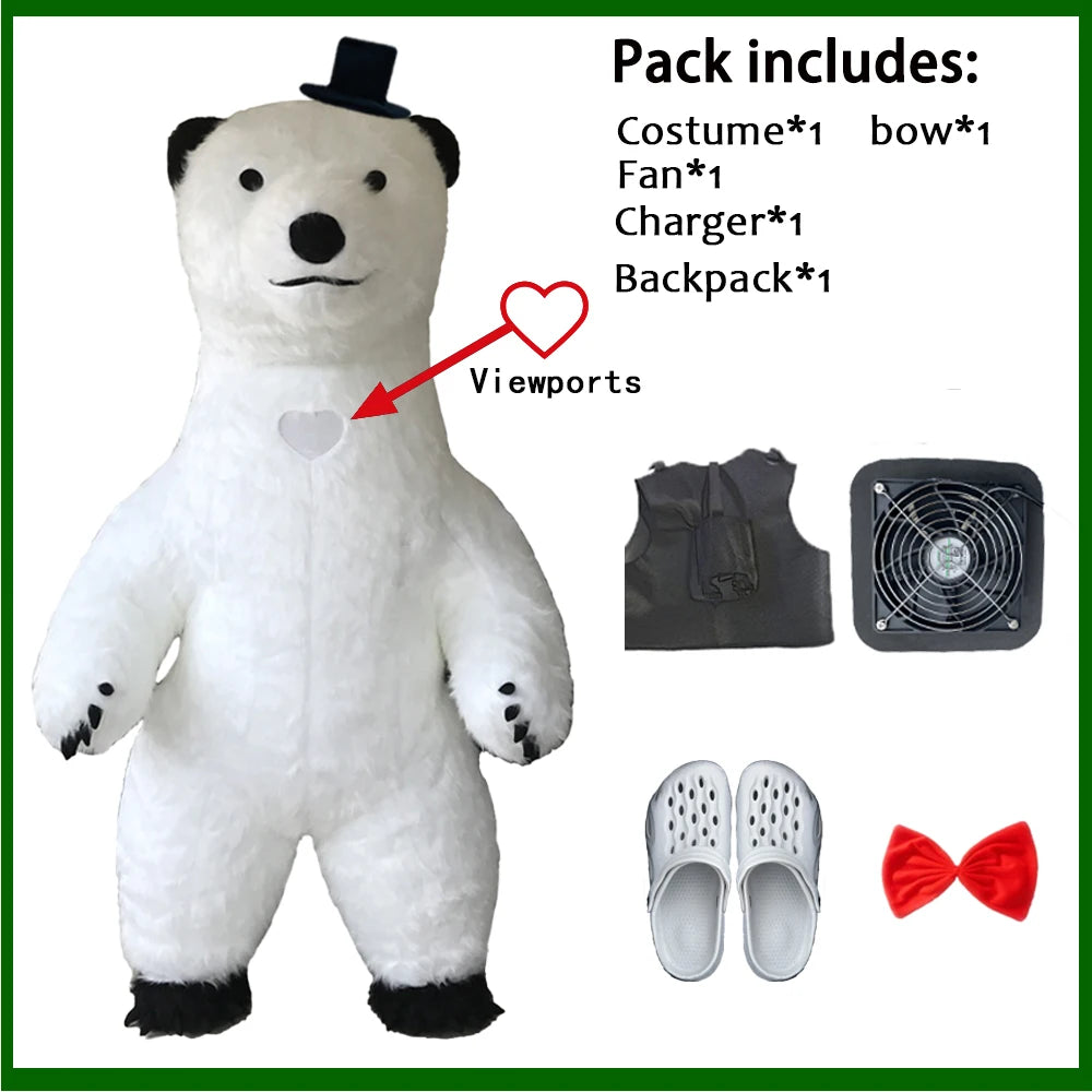 Großer Panda Eisbär Maskottchen Cosplay Kostüme - So ist Leben