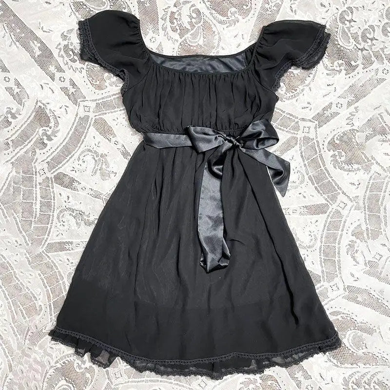 Y2k Kleidung Weißes Minikleid Frau Kleidung Gothic Kleid Harajuku Partykleider Grafik Rock Punk Goth Emo Kurze Damen Sommer So ist Leben