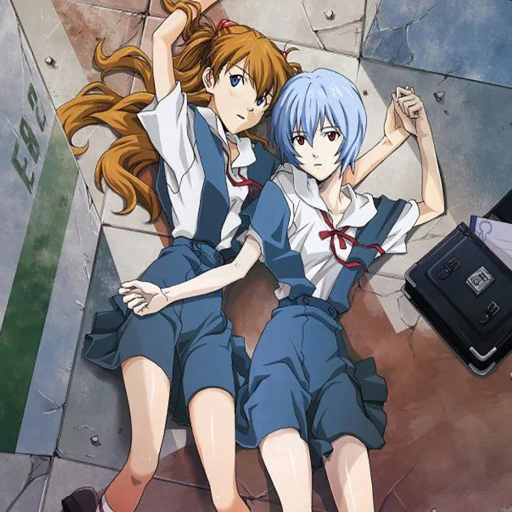 Asuka Langley Soryu Cosplay Kostüm Perücke Haars pangen Rei Ayanami Cosplay Mädchen Frauen Halloween Loli Kleidung Zubehör So ist Leben