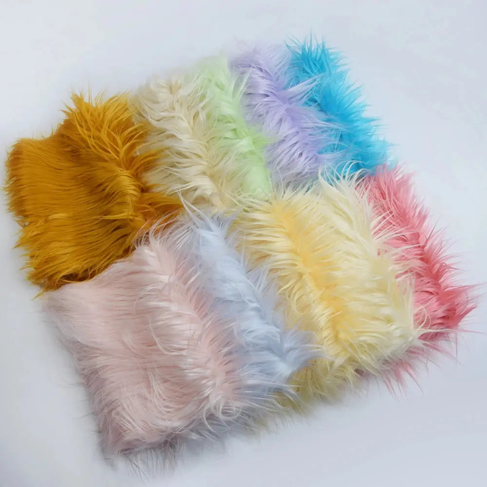 Diverse Farben Faux Pelz Stoff 25x45 cm 8 cm - So ist Leben