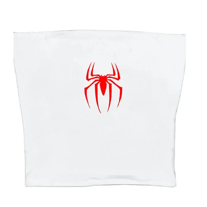 Y2k Tank Tops Sexy Frauen Sommer Camis Punk Y2K Harajuku Ärmellose Spinne Gedruckt Strumpfhosen Weste Femme Streetwear Grafik EMO Mädchen - So ist Leben