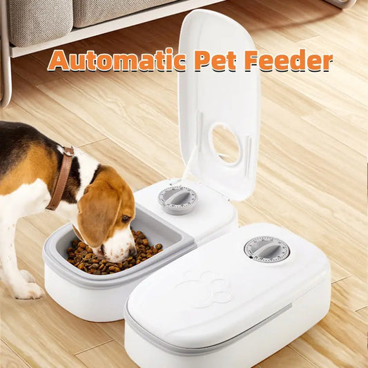 Automatic Pet Feeder Smart Food Dispenser For Cats Dogs Timer Stainless Steel Bowl Auto Dog Cat Pet Feeding Pets Supplies - So ist Leben