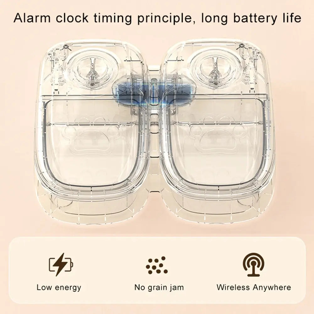 Automatic Pet Feeder Smart Food Dispenser For Cats Dogs Timer Stainless Steel Bowl Auto Dog Cat Pet Feeding Pets Supplies - So ist Leben