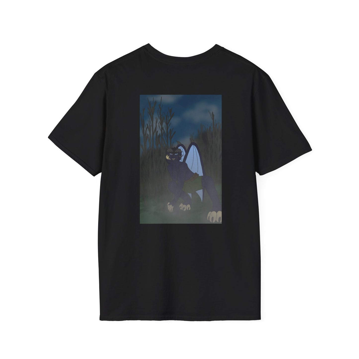 Mystical Fantasy Graphic Tee, Unisex Softstyle T-Shirt, Casual Wear, Gift for Friends, Festival Outfit, Unique Art T-Shirt Printify