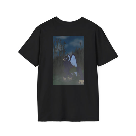Mystical Fantasy Graphic Tee, Unisex Softstyle T-Shirt, Casual Wear, Gift for Friends, Festival Outfit, Unique Art T-Shirt Printify