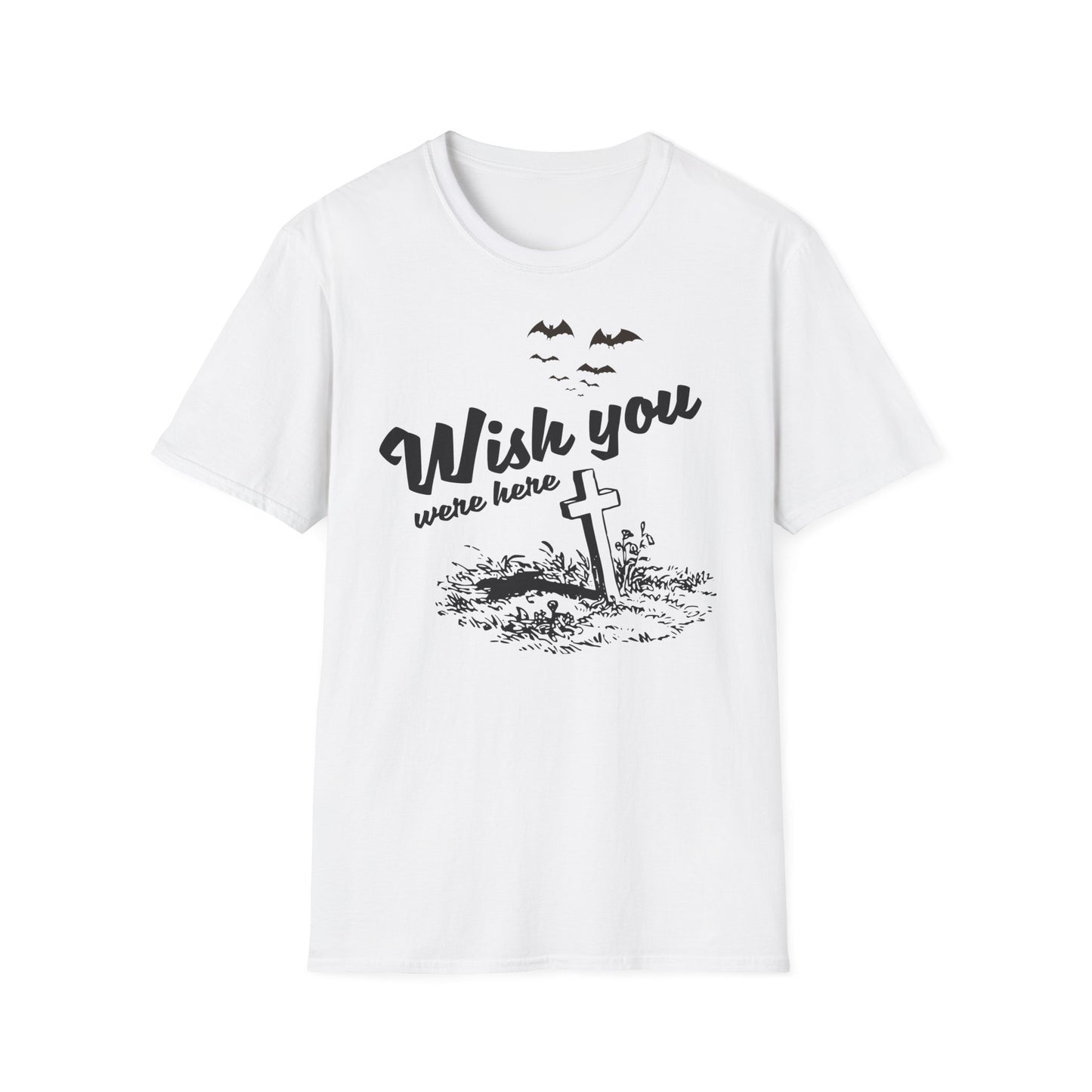 Stylish Graphic Tee for Casual Outings, Perfect for Halloween or Everyday Wear, Gift for Friends, Unisex Softstyle T-Shirt with 'Wish [...] Printify