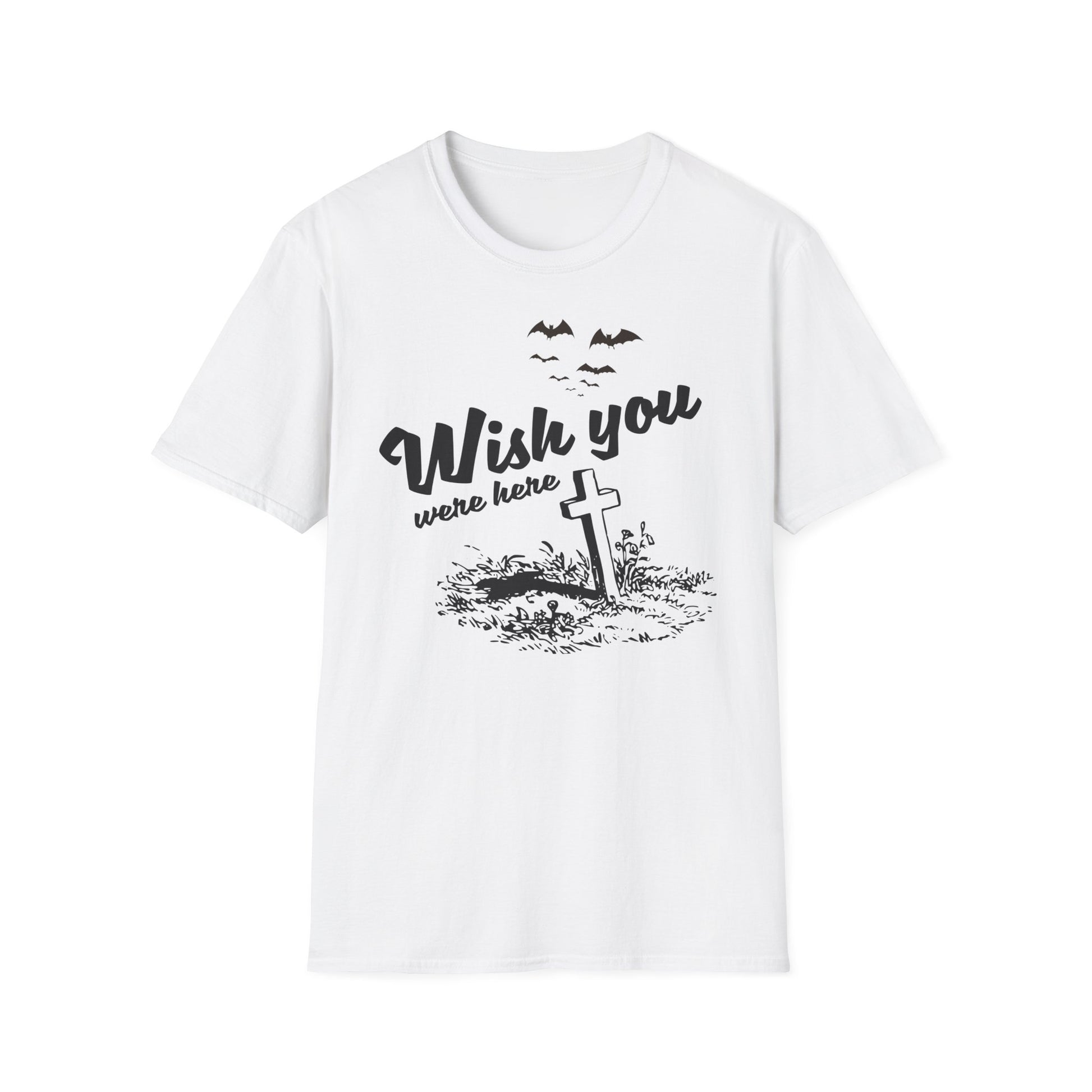 Stylish Graphic Tee for Casual Outings, Perfect for Halloween or Everyday Wear, Gift for Friends, Unisex Softstyle T-Shirt with 'Wish [...] Printify