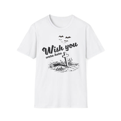 Stylish Graphic Tee for Casual Outings, Perfect for Halloween or Everyday Wear, Gift for Friends, Unisex Softstyle T-Shirt with 'Wish [...] Printify