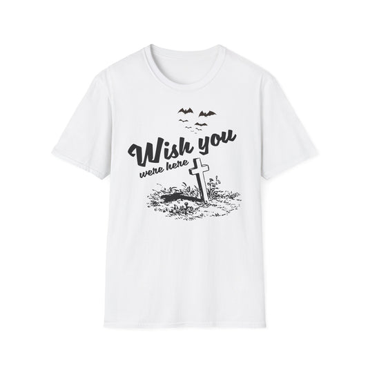 Stylish Graphic Tee for Casual Outings, Perfect for Halloween or Everyday Wear, Gift for Friends, Unisex Softstyle T-Shirt with 'Wish [...] Printify