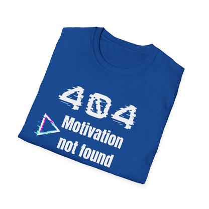 404 - Motivation not found - T‑Shirt aus Baumwolle Printify
