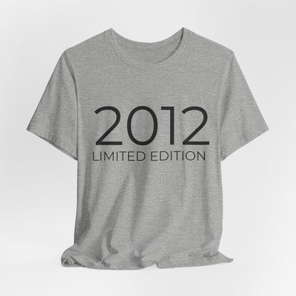 Limited Edition T‑Shirt – Jahrgang 2012 Printify