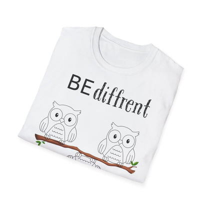 Unisex Softstyle T-Shirt - Be Different Owls - So ist Leben