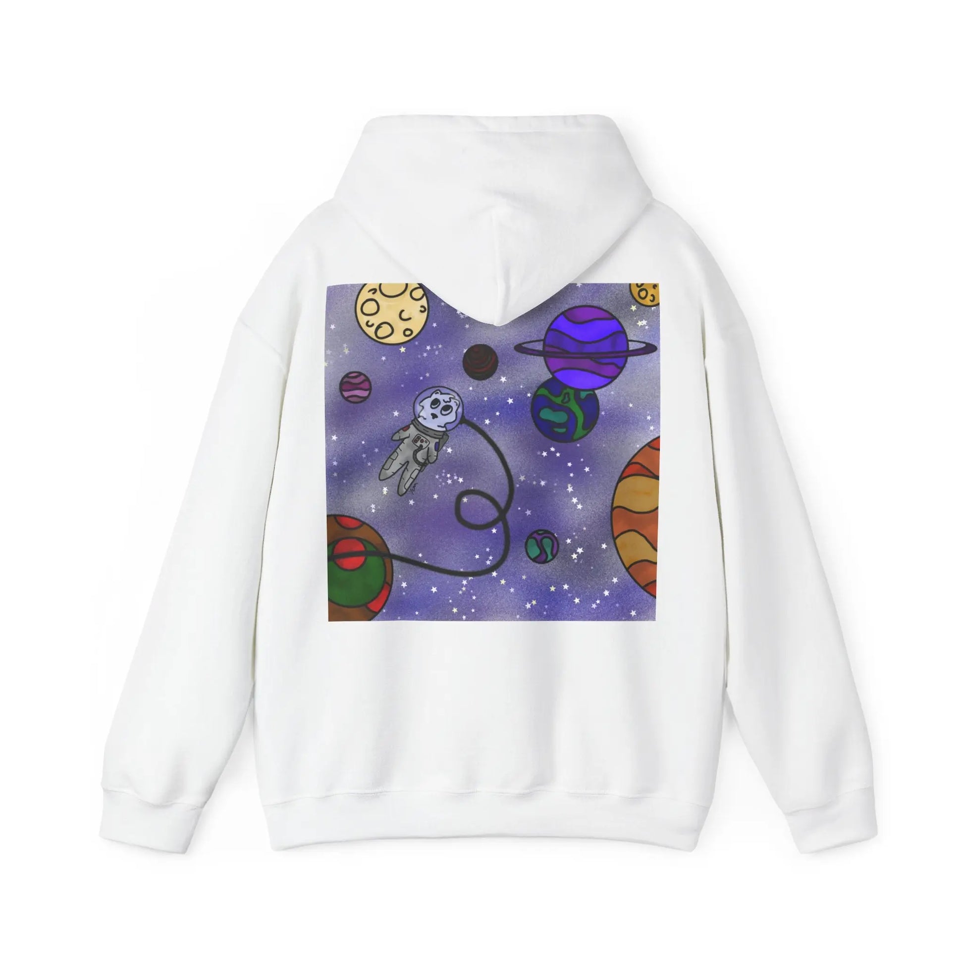 Niedliches Galaxy-Katzen-Design Unisex Hoodie – Perfekt für gemütliche Tage - So ist Leben