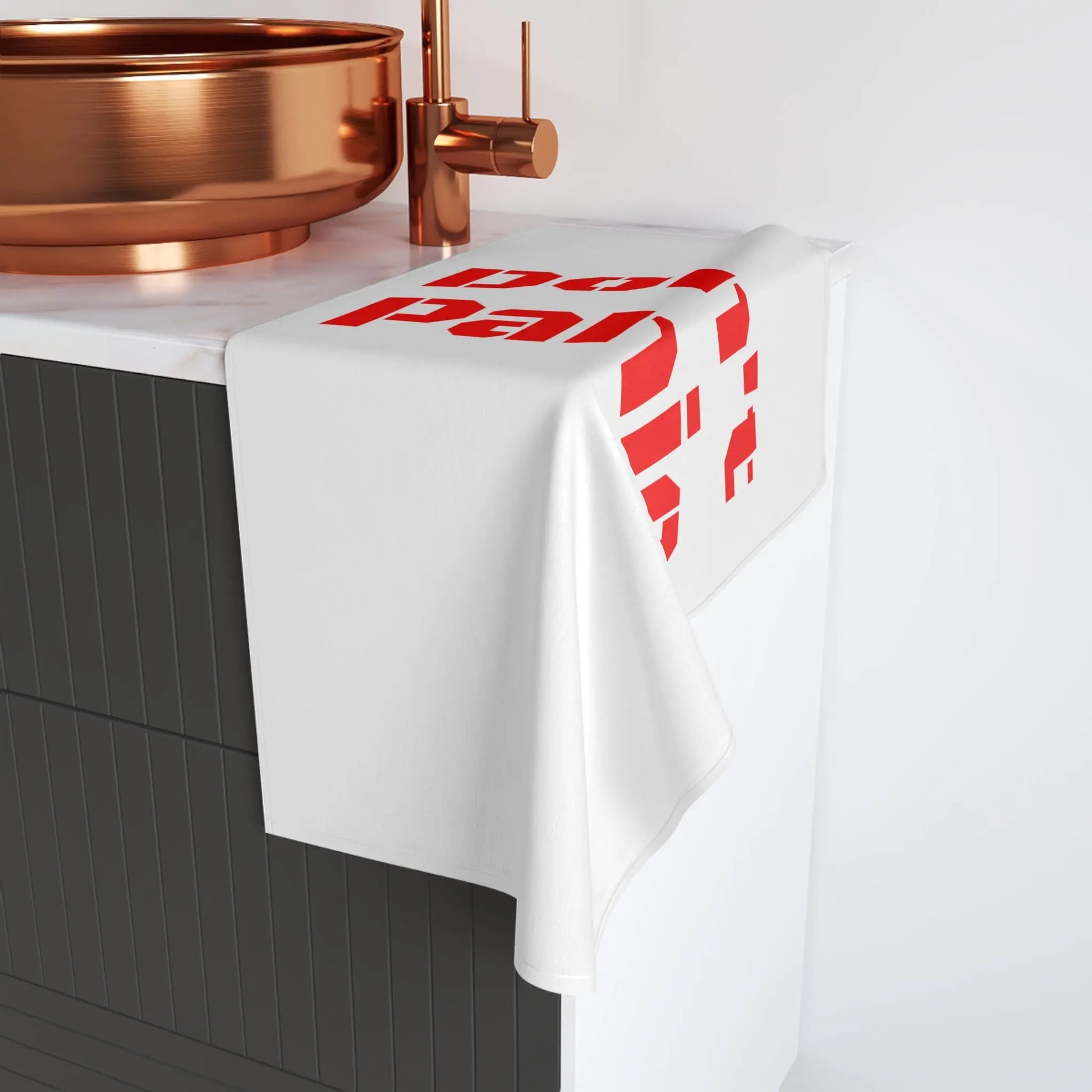 Lustiges motivierendes Handtuch – "Don't Panic" Küchentuch für Zuhause und als Geschenk - So ist Leben