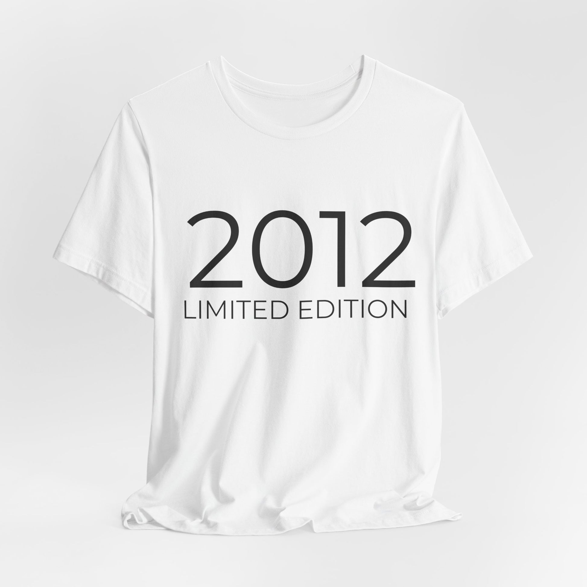 Limited Edition T‑Shirt – Jahrgang 2012 Printify