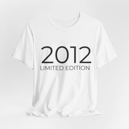Limited Edition T‑Shirt – Jahrgang 2012 Printify