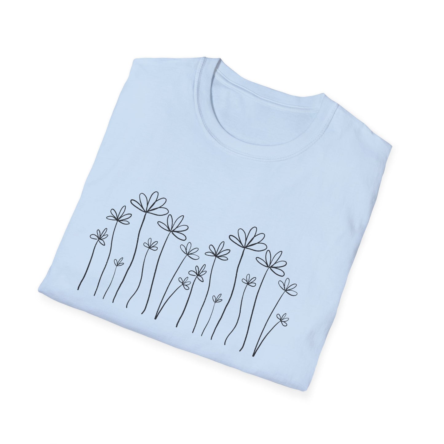 Faith & Love Floral Unisex Softstyle T-Shirt