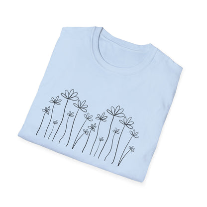 Faith & Love Floral Unisex Softstyle T-Shirt