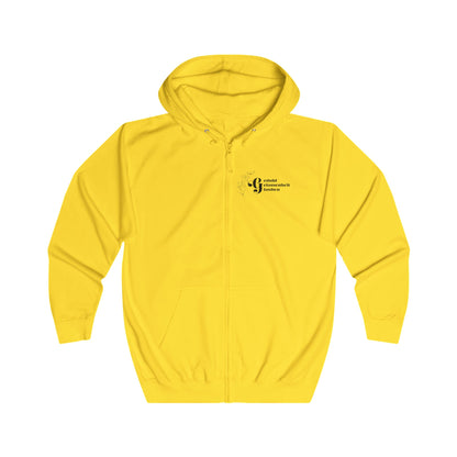 Minimalist Logo Zip Hoodie — Small Chest Emblem Printify