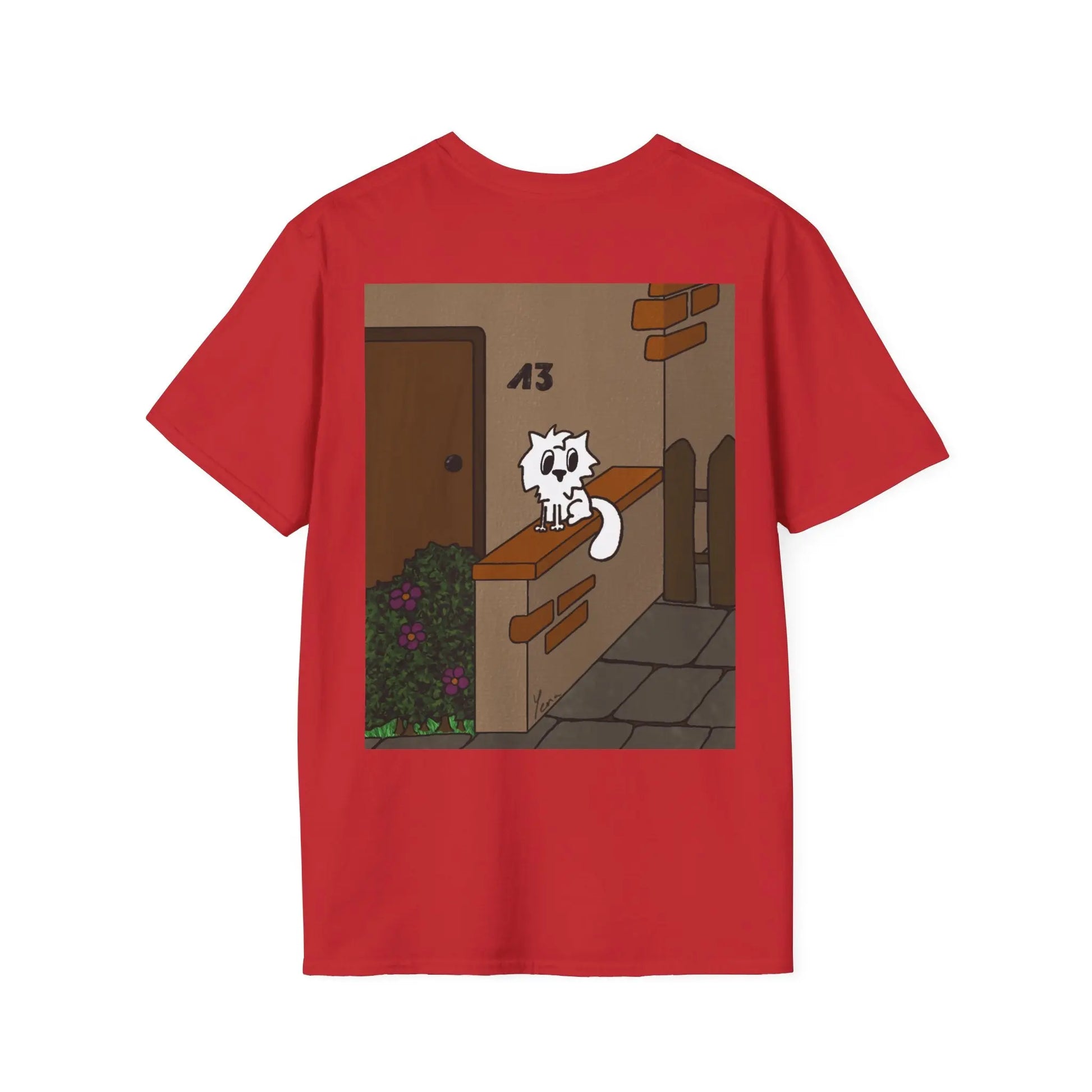 Niedliches Katzen-Unisex Softstyle T-Shirt  – Perfekt für Katzenliebhaber. - So ist Leben
