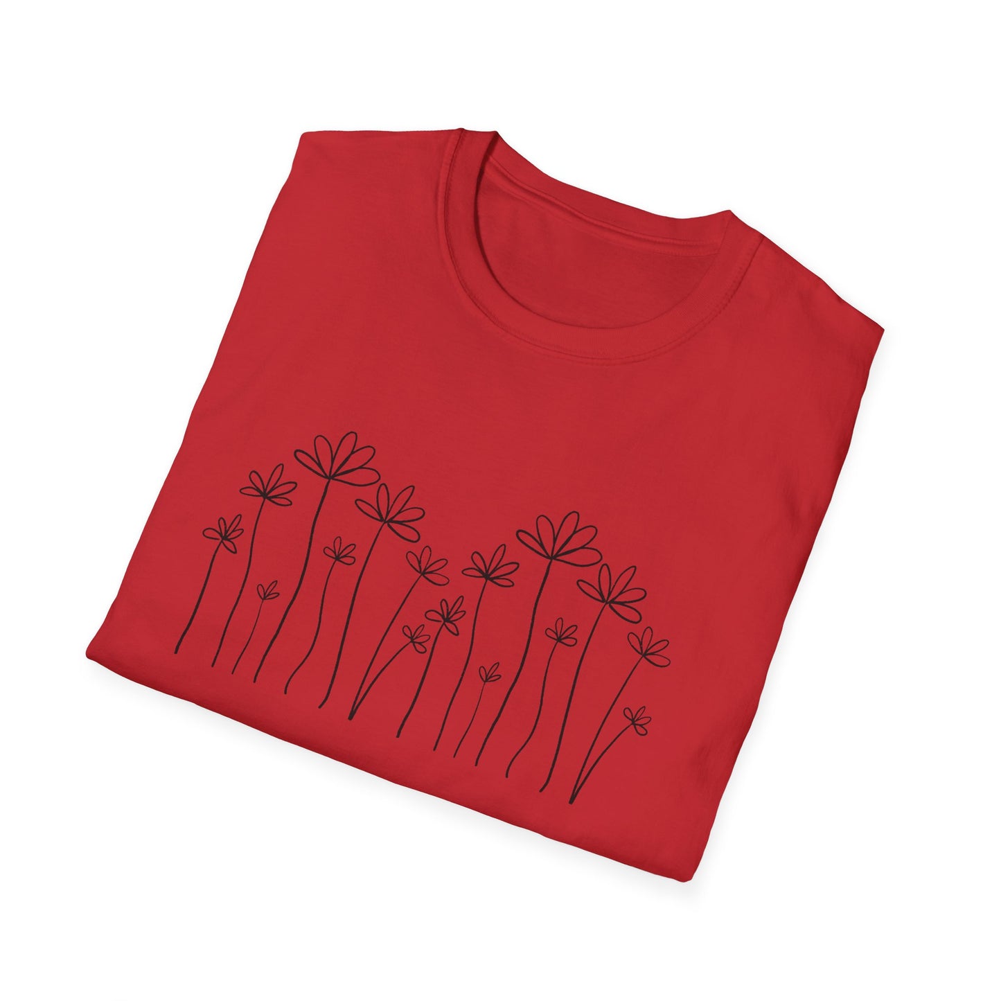 Faith & Love Floral Unisex Softstyle T-Shirt