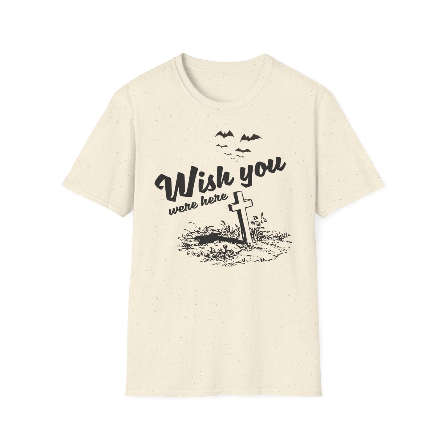 Stylish Graphic Tee for Casual Outings, Perfect for Halloween or Everyday Wear, Gift for Friends, Unisex Softstyle T-Shirt with 'Wish [...] Printify