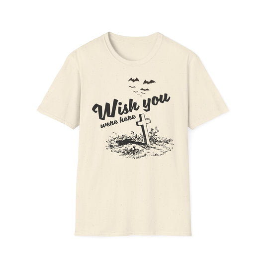 Stylish Graphic Tee for Casual Outings, Perfect for Halloween or Everyday Wear, Gift for Friends, Unisex Softstyle T-Shirt with 'Wish [...] Printify