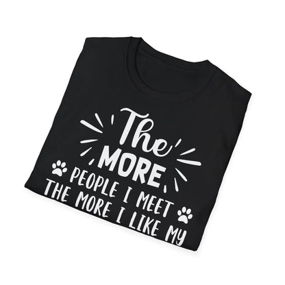 Doggy Unisex Softstyle T-Shirt - Comfortable Everyday Wear - So ist Leben