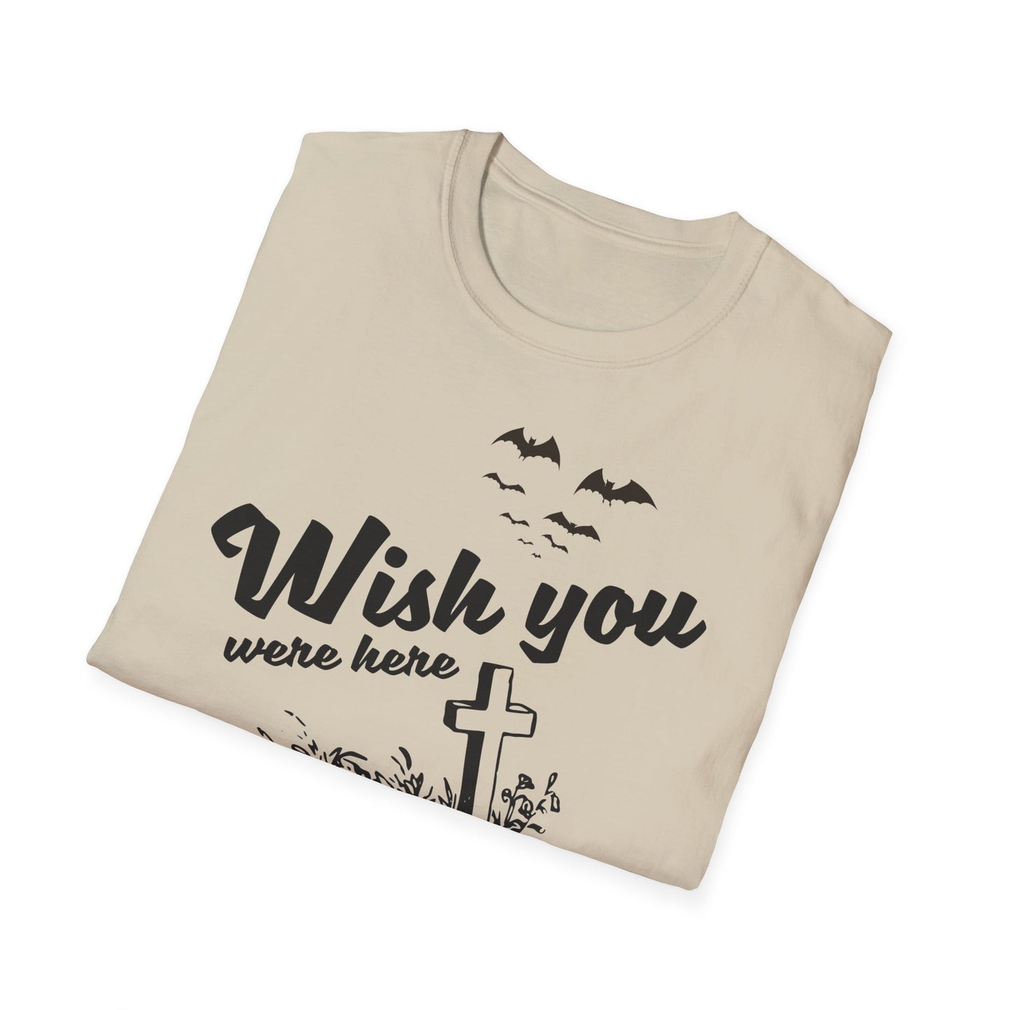 Stylish Graphic Tee for Casual Outings, Perfect for Halloween or Everyday Wear, Gift for Friends, Unisex Softstyle T-Shirt with 'Wish [...] Printify