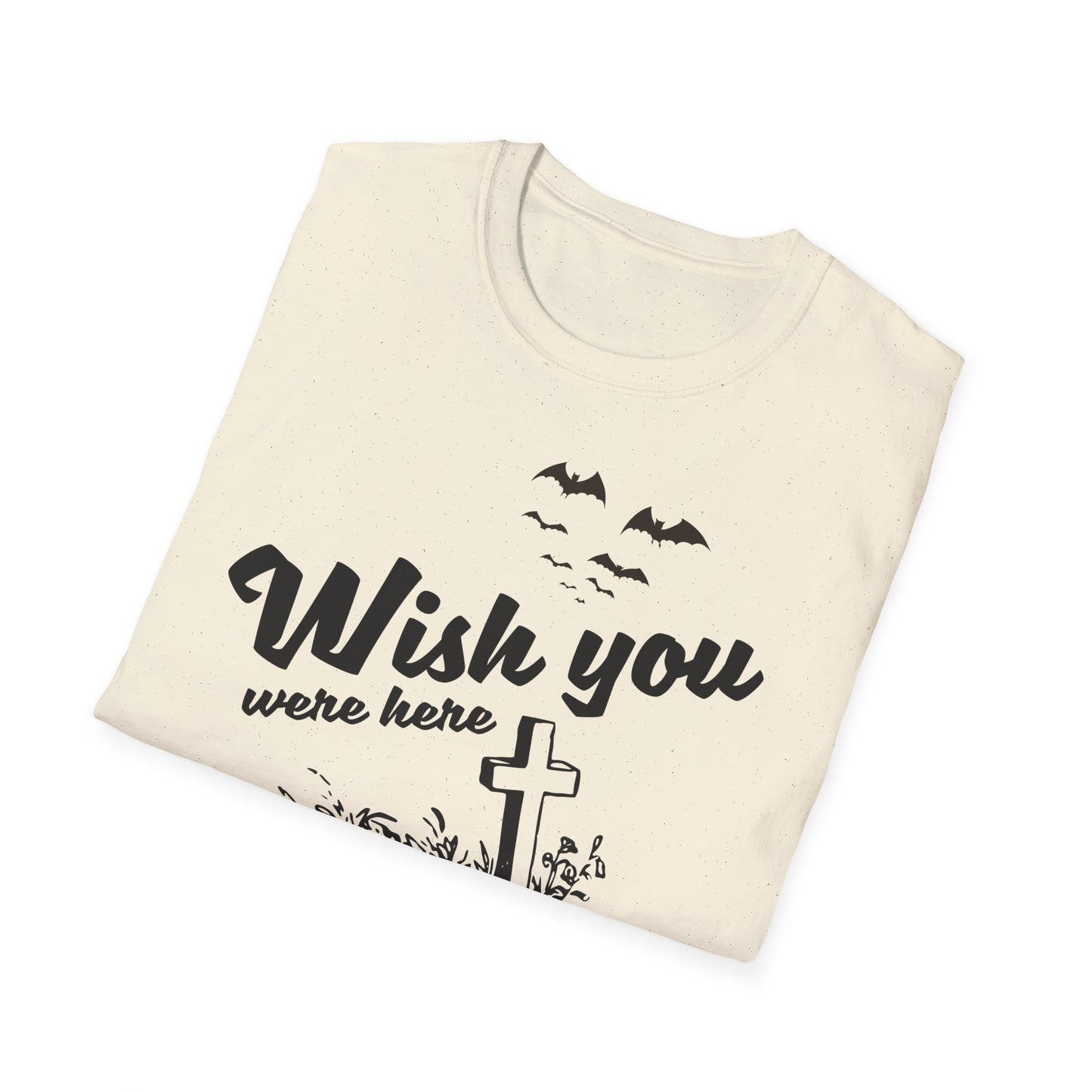 Stylish Graphic Tee for Casual Outings, Perfect for Halloween or Everyday Wear, Gift for Friends, Unisex Softstyle T-Shirt with 'Wish [...] Printify
