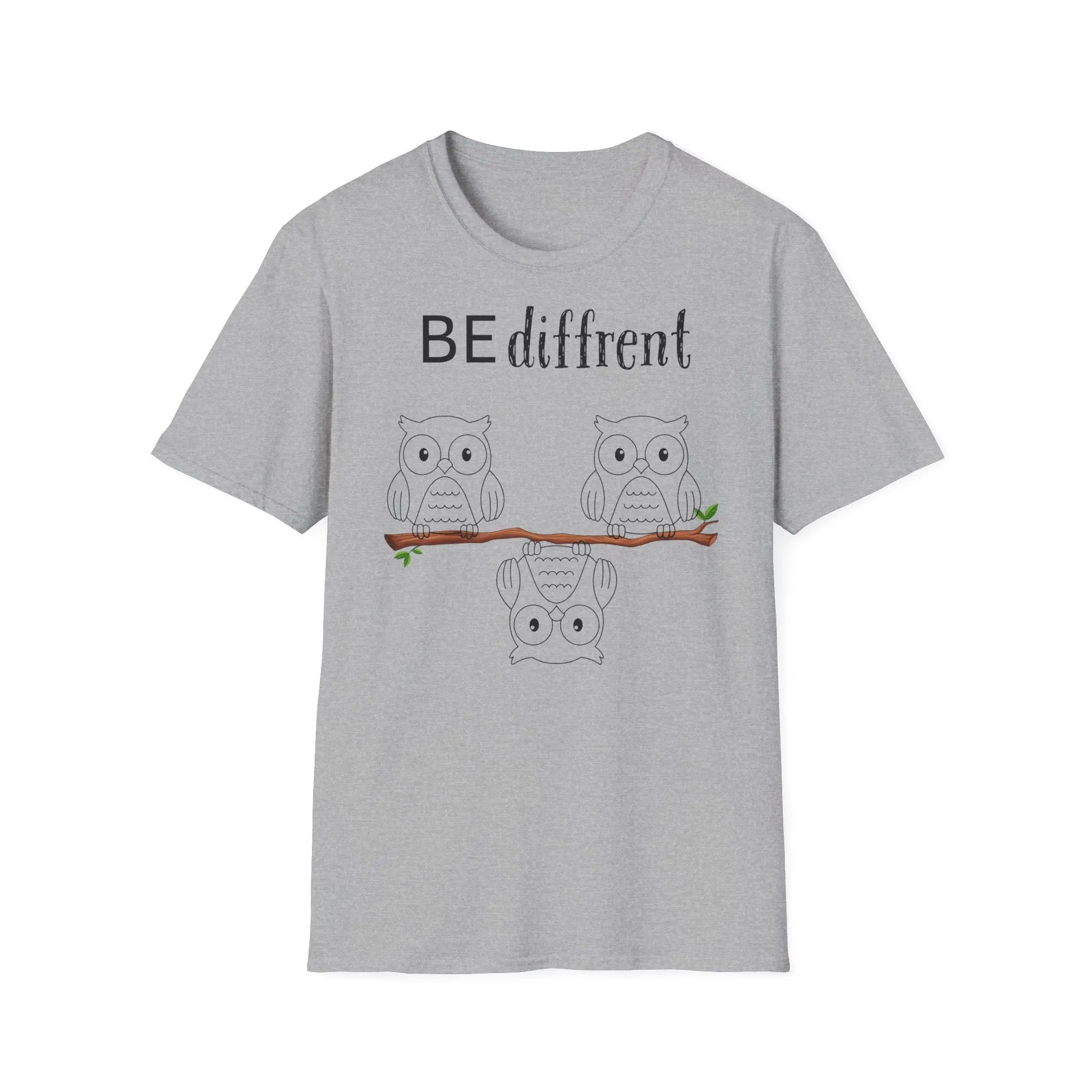 Unisex Softstyle T-Shirt - Be Different Owls - So ist Leben